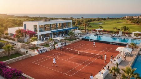 Tennisclub auf Mallorca mit prominenten Gästen