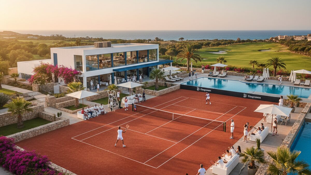 Tennisclub auf Mallorca mit prominenten Gästen