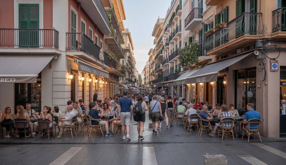 800 Terrassen in Palma nicht korrekt markiert: Gefahr von Regelverstößen Terrassen in Palma de Mallorca ohne Markierung