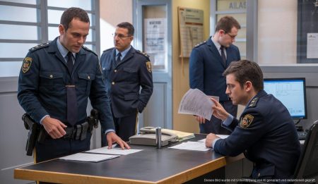 Polizeistation in Manacor, Spanien