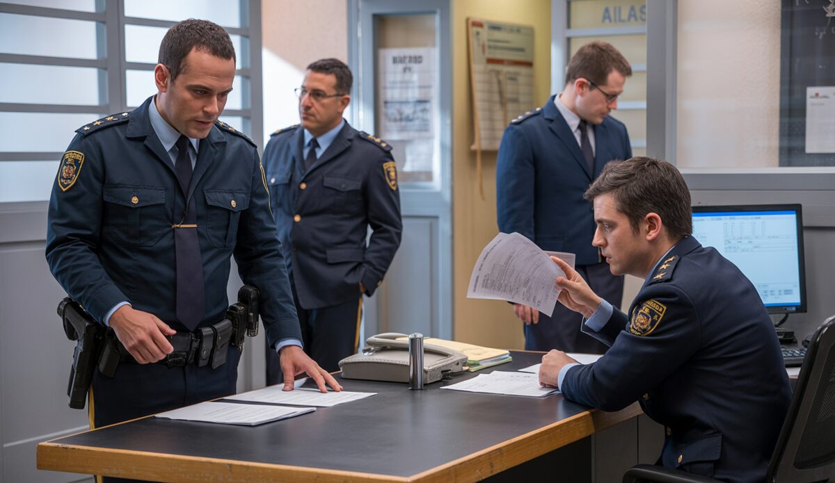 Polizeistation in Manacor, Spanien