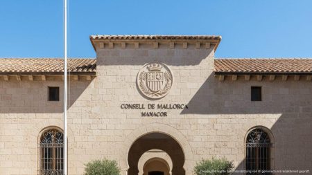 Vox fordert Rückkehr der spanischen Flagge in Manacor Regierungsgebäude in Manacor ohne Flagge