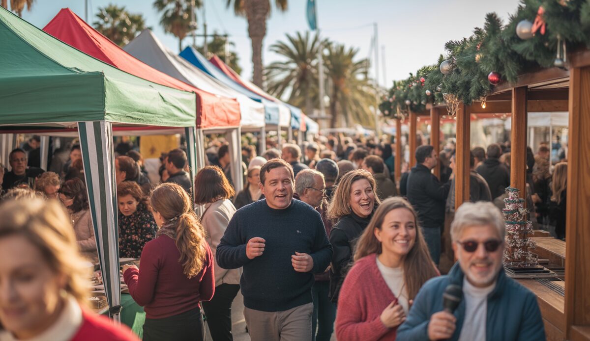 Weihnachtsmarkt in Palma de Mallorca: Kaufrausch für den guten Zweck Weihnachtsmarkt im Cala Nova Sailing Club voll festlicher Aktivitäten.