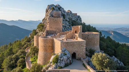 Das restaurierte Castell d’Alaró auf Mallorca als öffentlich zugängliches historisches Denkmal inmitten mediterraner Natur