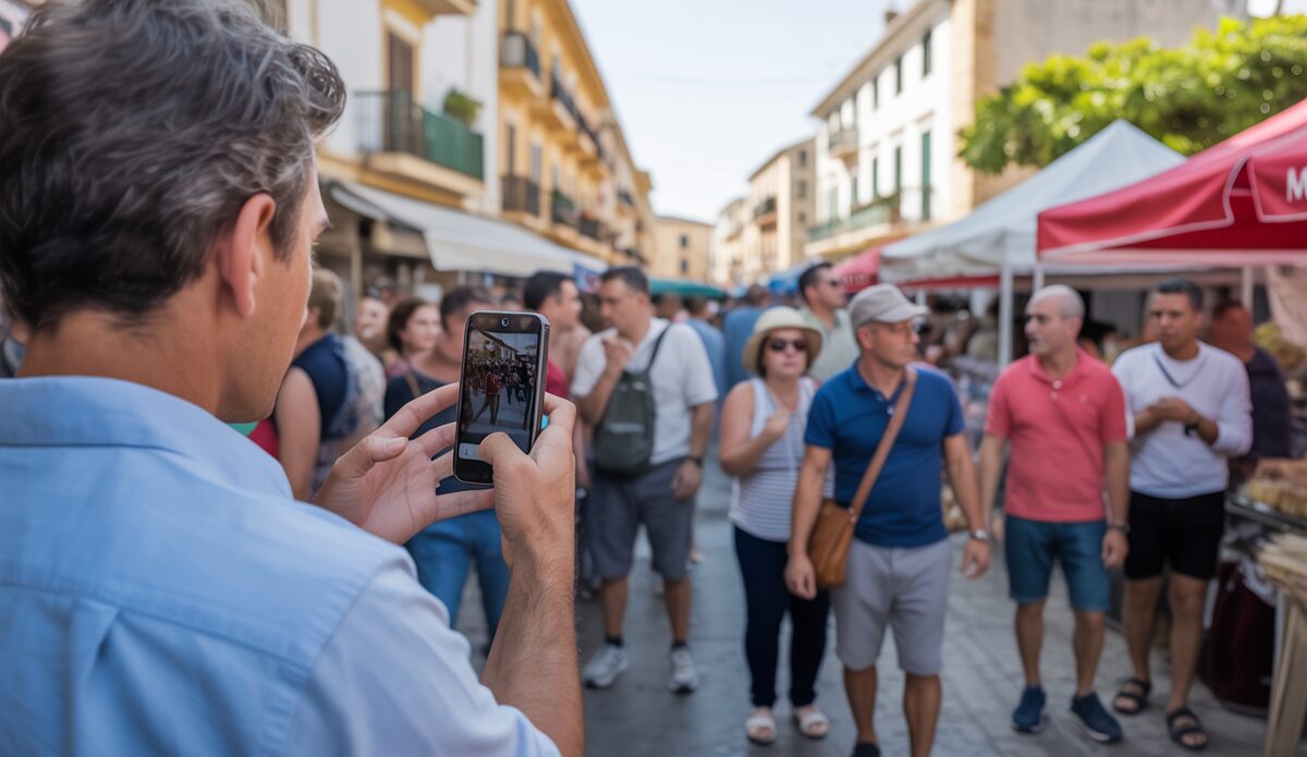 Einwohner von Alcúdia filmt Taschendiebe in der Stadt