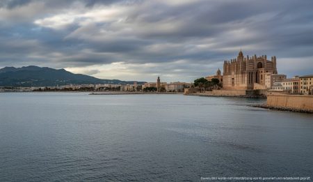 Bewölkter Himmel und windige Bedingungen auf Mallorca am 24. November 2025