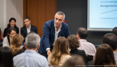 CaixaBank und elBullifoundation starten innovativen Gastronomiekurs Teilnehmer während eines Intensivkurses zur Restaurationsverwaltung in Calvià, Mallorca.