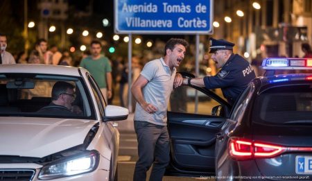 Chaos in Palma: Betrunkener Fahrer sorgt für Aufregung Betrunkener Fahrer verursacht Chaos in Palma de Mallorca
