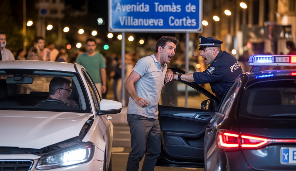 Betrunkener Fahrer verursacht Chaos in Palma de Mallorca
