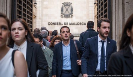 VOX fordert Rücknahme von Steuerlast für Selbstständige auf Mallorca Consell de Mallorca während der VOX-Steuerdebatte.