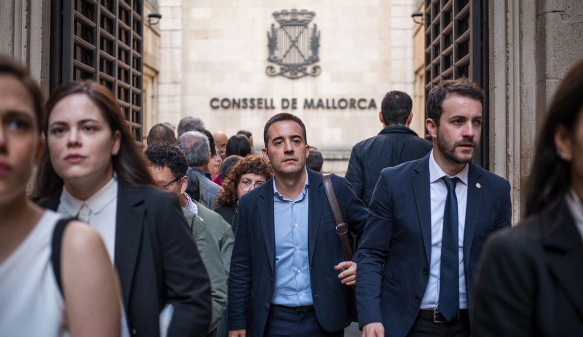 Consell de Mallorca während der VOX-Steuerdebatte.
