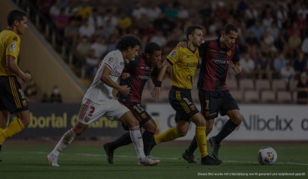 Mallorca erneut unter Druck: Defensive Probleme gefährden Erfolg Spieler von Mallorca in einem spannenden Fußballspiel im Estadi de Son Moix