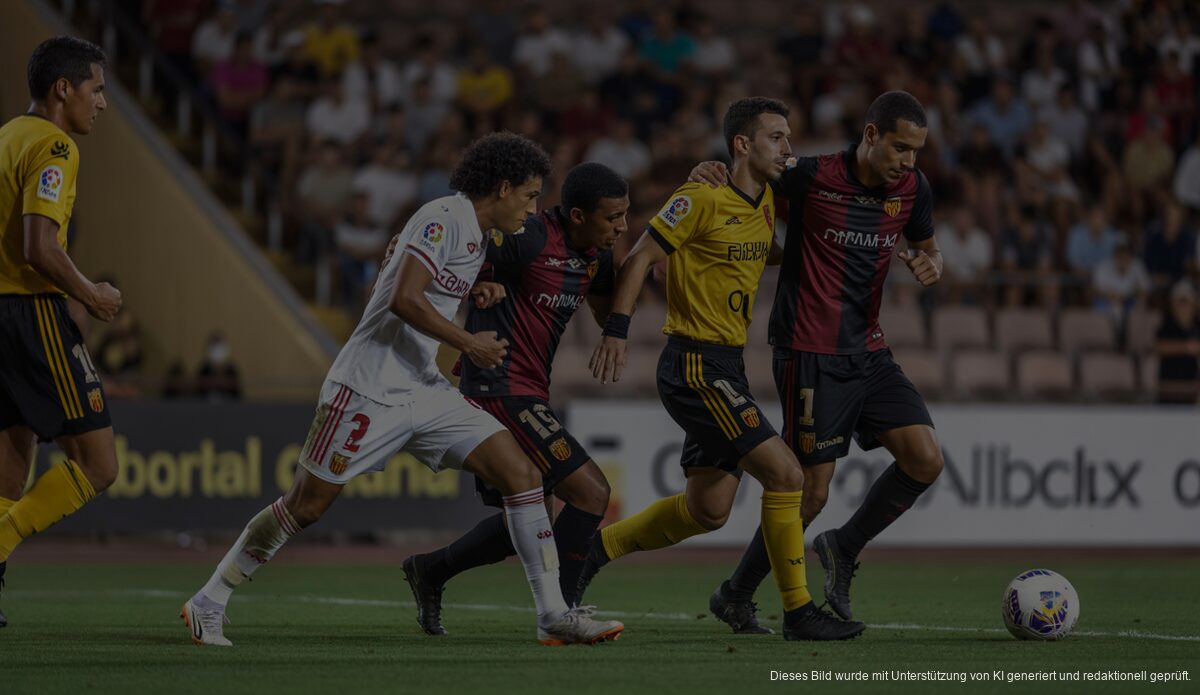 Mallorca erneut unter Druck: Defensive Probleme gefährden Erfolg Spieler von Mallorca in einem spannenden Fußballspiel im Estadi de Son Moix