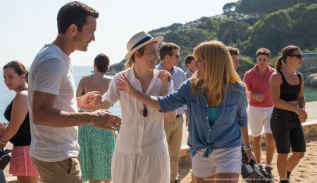 Dreharbeiten für deutschen Film mit Stars auf Mallorca starten Filmset auf Mallorca mit Elyas M’Barek und Statisten in Camp de Mar