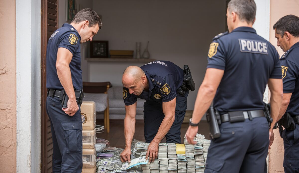 Drogennetzwerk auf Mallorca: Gewinne über 25 Millionen Euro Polizeirazzia Mallorca Drogen beschlagnahmt