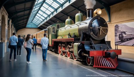 Eröffnung des Eisenbahnmuseums auf Mallorca begeistert Besucher Eine historische Dampflok im neuen Eisenbahnmuseum von Mallorca in Son Carrió.