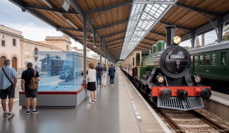 Neues Eisenbahnmuseum auf Mallorca verbindet Geschichte und Moderne Das Eisenbahnmuseum in Son Carrió auf Mallorca verbindet Geschichte und Moderne.