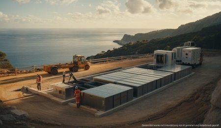 Energiespeicherprojekt in Camp de Mar stärkt Versorgungssicherheit Bau von Energiespeicheranlagen in Camp de Mar, Mallorca