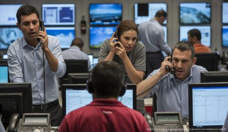 Notrufzentrale in Marratxí: Herausforderungen bei Extremwetter auf Mallorca Notrufzentrale auf Mallorca während eines Unwetters mit hektischem Betrieb