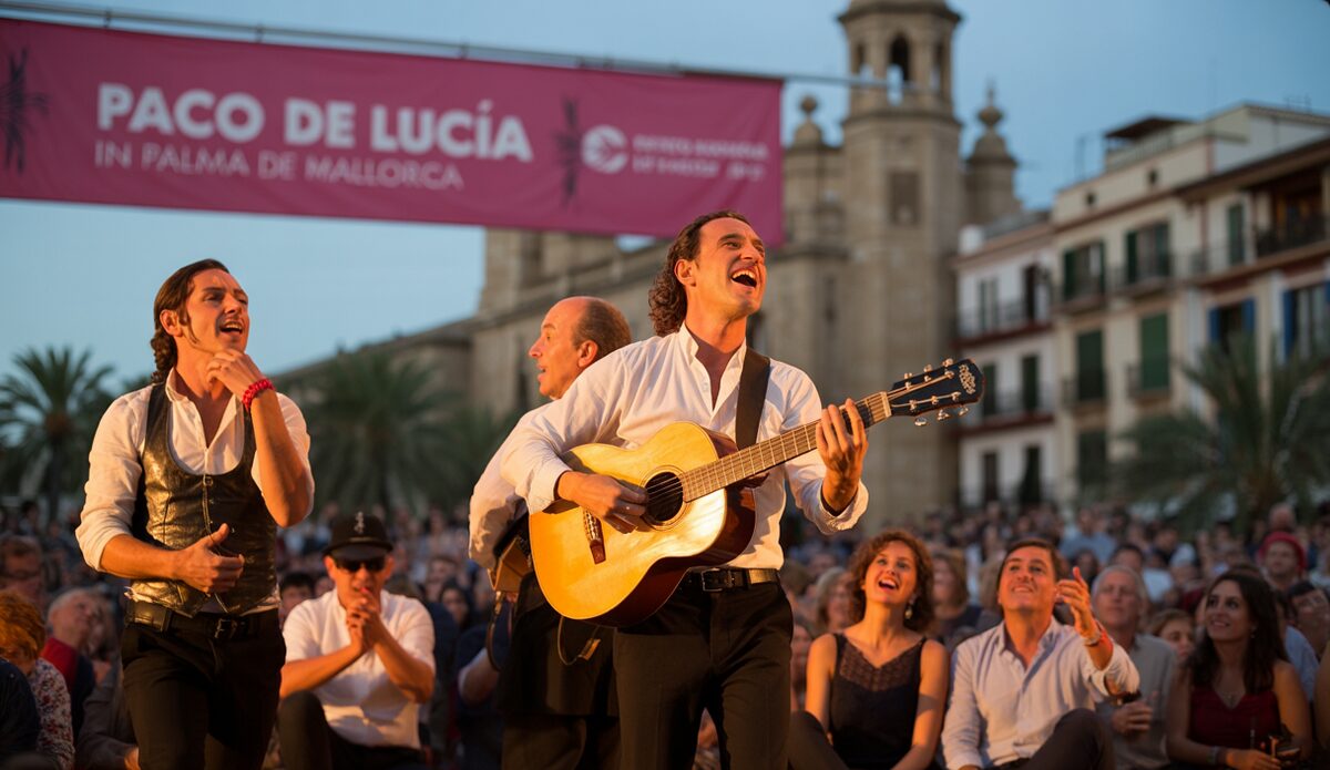 Festival Paco de Lucía in Palma mit Flamenco-Künstlern.