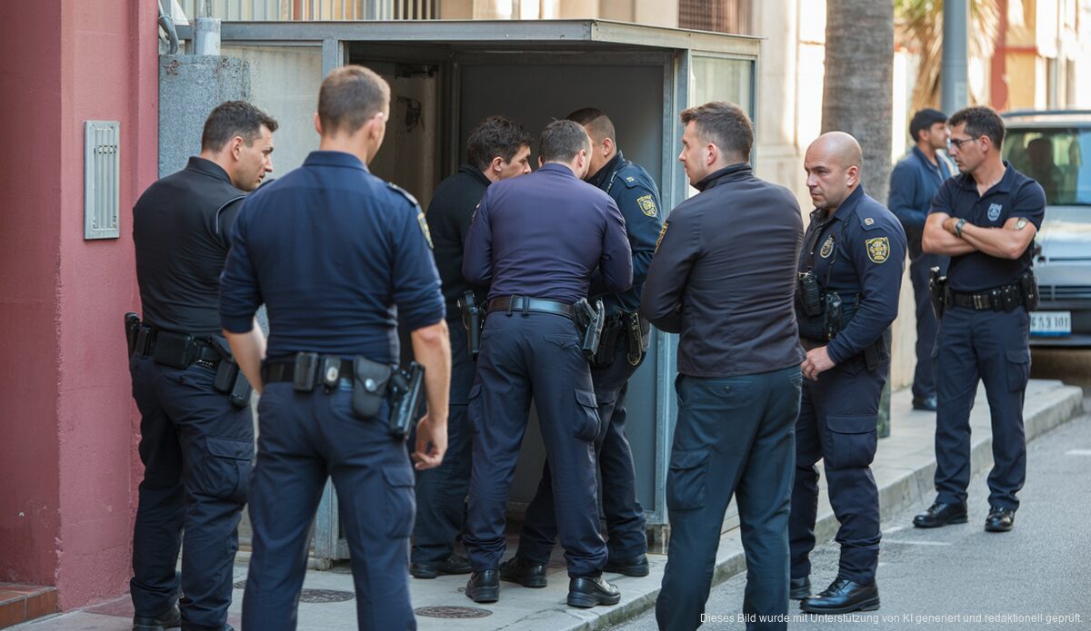 Polizeieinsatz in Son Banya, Palma, mit Festnahme von Drogenhändlern