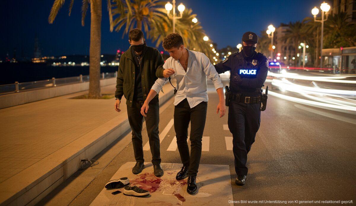 Festnahme von Jugendlichen auf dem Paseo Marítimo in Palma de Mallorca