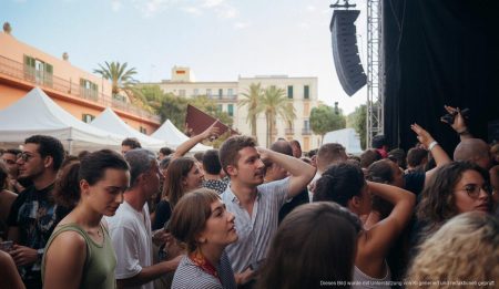Fira B! feiert Rekordteilnahme in Palma de Mallorca Besucher und Musiker bei der Fira B! Musikveranstaltung in Palma de Mallorca