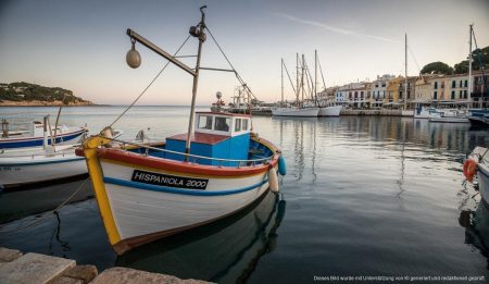 Fischersaga in Cala Ratjada endet: Letzte Generation legt Netze nieder Traditionelles Fischerboot im Hafen von Cala Ratjada bei Sonnenaufgang