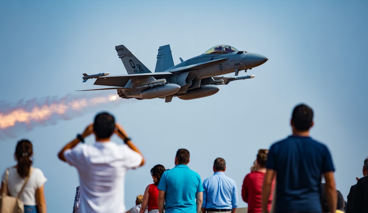 Flugshow der spanischen Luftwaffe auf Mallorca