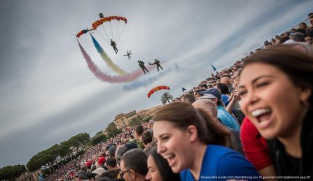 Flugshow in Palma trotz Regen ein voller Erfolg Flugshow in Palma trotz Regen mit akrobatischen Manövern