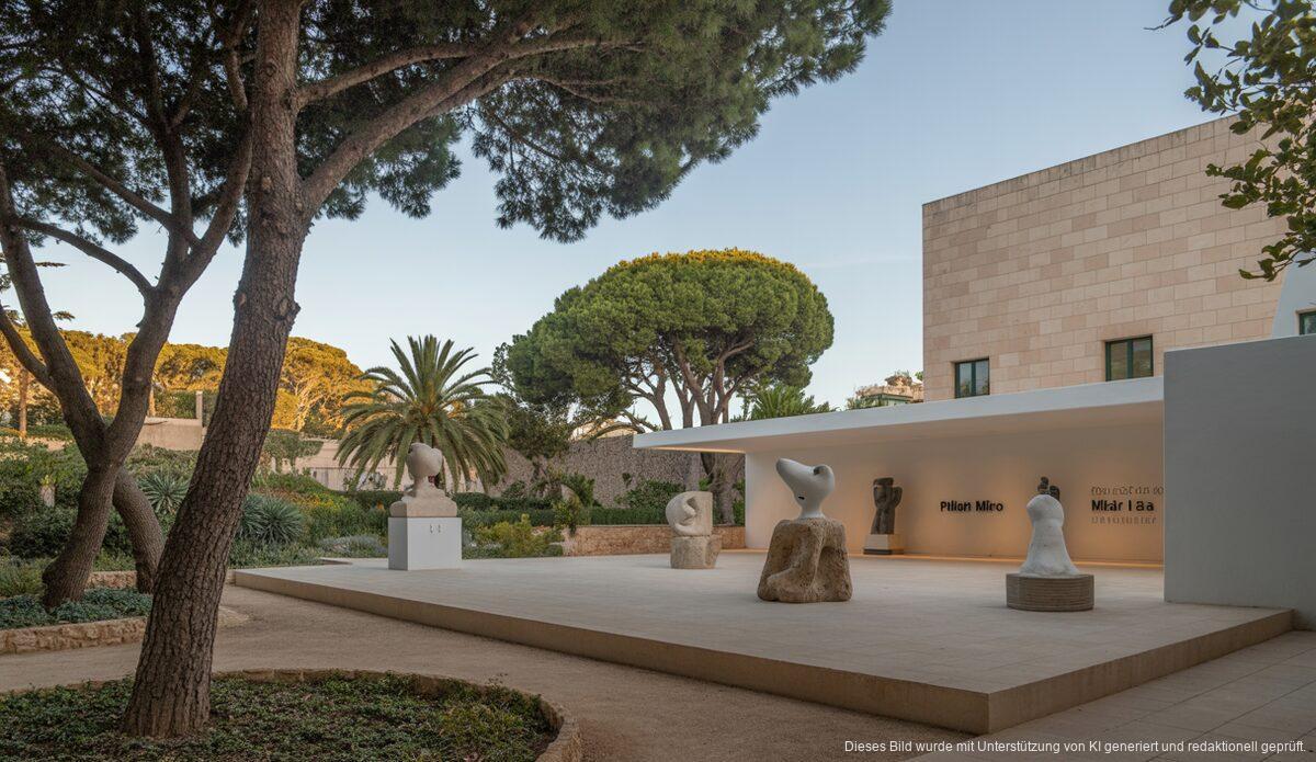 Plan de actuación 2026 der Fundació Miró stärkt Palma Außenansicht der Fundació Pilar i Joan Miró Mallorca mit Garten im Vordergrund