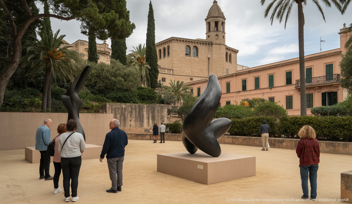 Kunst im Garten der Fundació Pilar i Joan Miró in Palma
