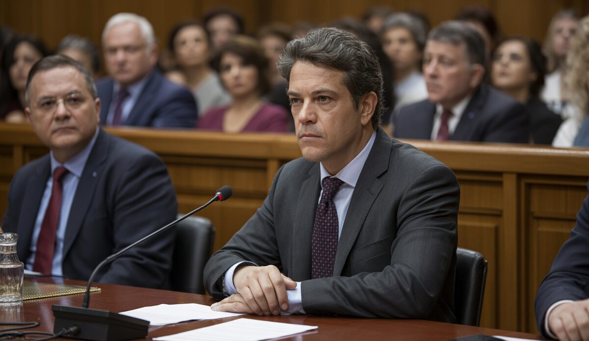 George Teianu vor Gericht: Prozess wegen häuslicher Gewalt in Palma George Teianu beim Gericht in Palma de Mallorca