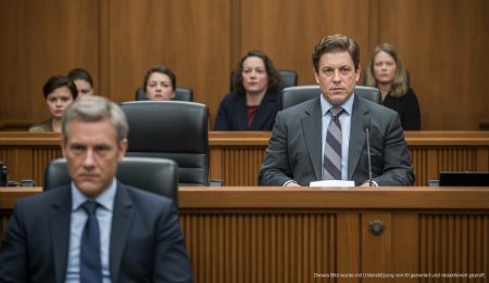 Prozess um schwere Vergewaltigung auf Mallorca: Deutsche vor Gericht Ansicht eines Gerichtssaals während eines Prozesses gegen deutsche Urlauber