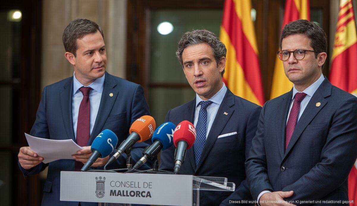Neuer Haushaltsentwurf auf Mallorca beendet umstrittene Subventionen Pressekonferenz Consell de Mallorca zum Haushaltsentwurf 2026