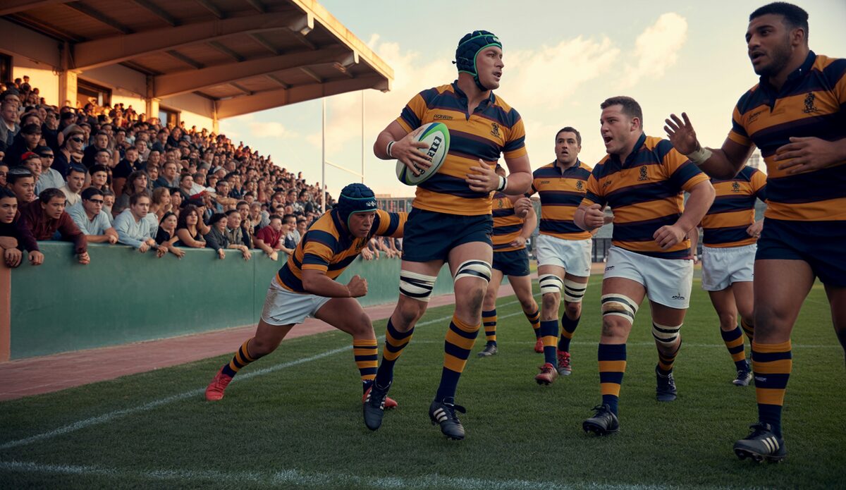 Rugby-Spiel zwischen El Toro und Palma in Son Caliu auf Mallorca