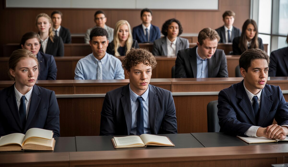 Juristen-Ausbildung auf Mallorca: Neue Perspektiven und Programme Studierende der Rechtswissenschaft bei einer simulierten Gerichtsverhandlung an der Uni der Balearen