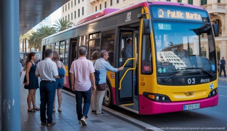 Mallorca plant weiterhin kostenlosen Nahverkehr für 2024 Kostenloser Nahverkehr auf Mallorca im Jahr 2024.