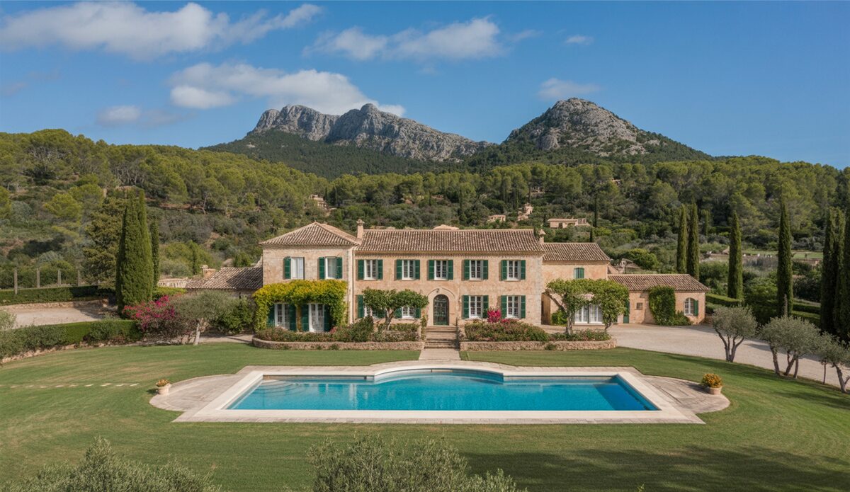 Luxus-Anwesen in Alaró mit Panoramablick auf Mallorca