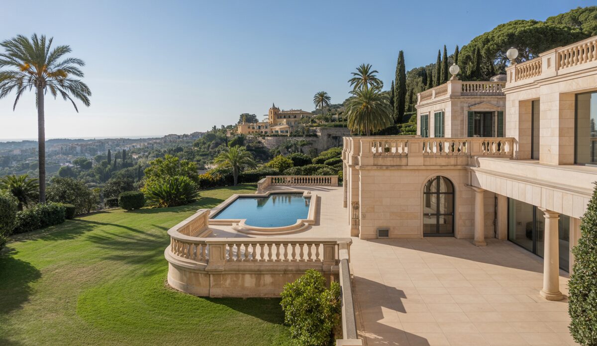 Luxusvilla in Son Vida bei Palma de Mallorca mit Marmor und Gold.