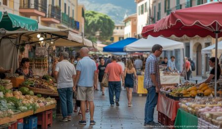 Mallorquinische Märkte entdecken: Genuss und Shopping in Sóller Marktszene mit lokalen Produkten auf Mallorca