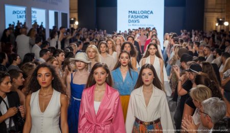 Mallorca Fashion Days setzt neue Maßstäbe in der Modewelt Models auf dem Laufsteg während der Mallorca Fashion Days im Centro Cultural La Misericordia in Palma.