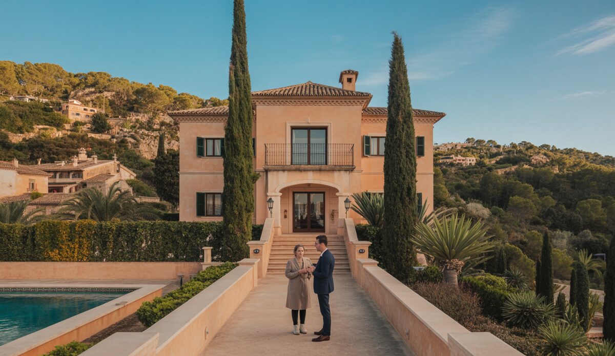 Mayer & Dau Immobilienbüro auf Mallorca mit luxuriöser Villa