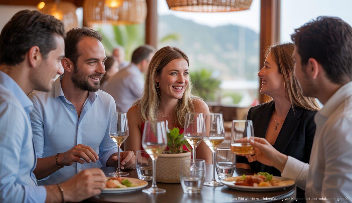 Fachleute im MICE-Tourismus in einem luxuriösen Hotel auf Mallorca.