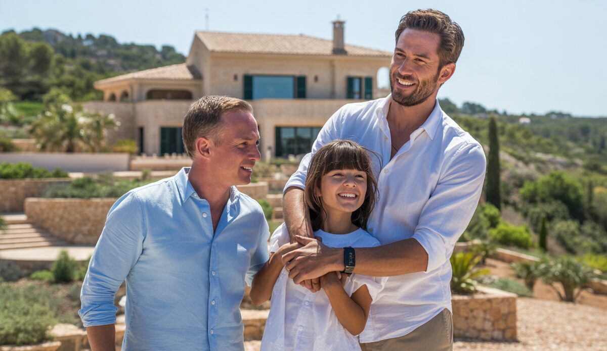 Marco und Tamara Gülpen in ihrem neuen Zuhause auf Mallorca