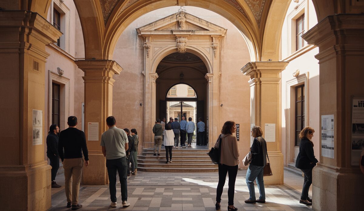 Besucher erkunden Villa Bonet während des Open House Palma.