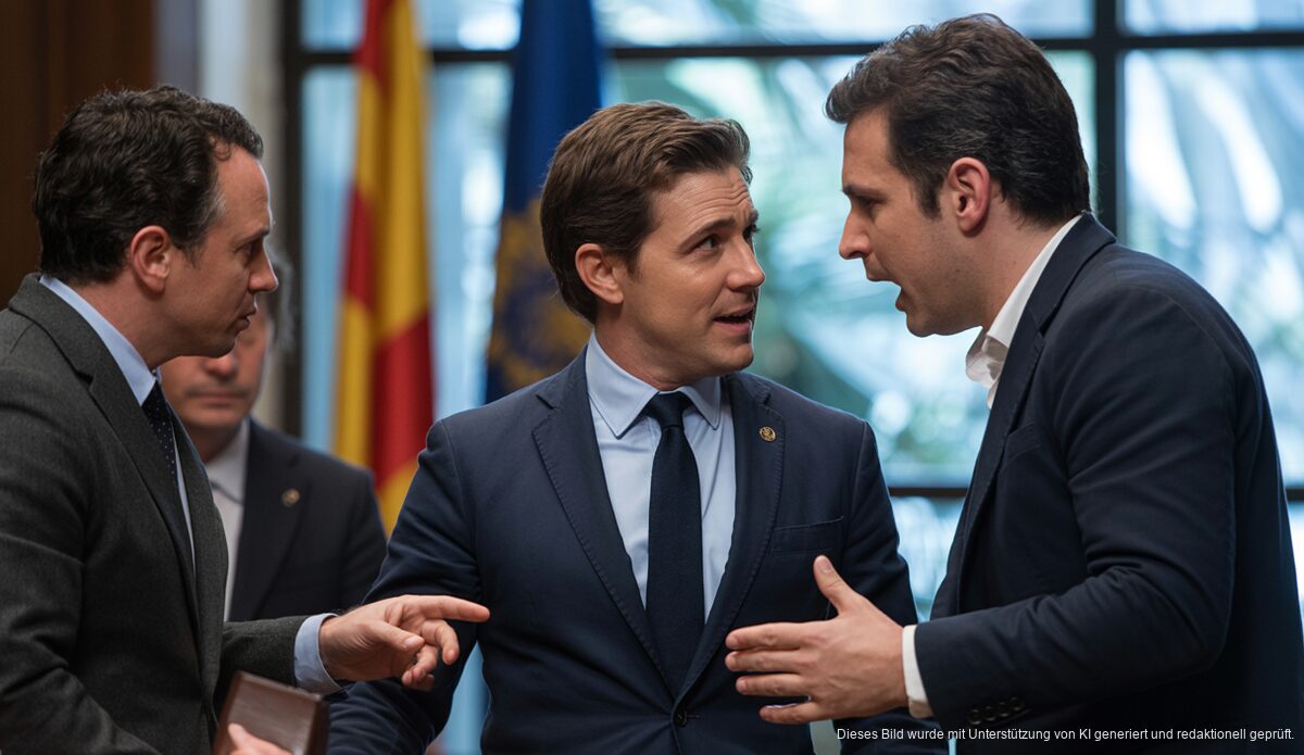 Politische Diskussion im Consell de Mallorca über Budgetentscheidungen