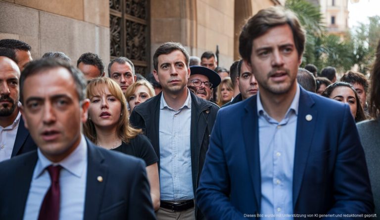 Politische Spannungen auf den Balearen wegen Wahlvorschlägen Politische Spannungen in Palma de Mallorca vor dem Parlament