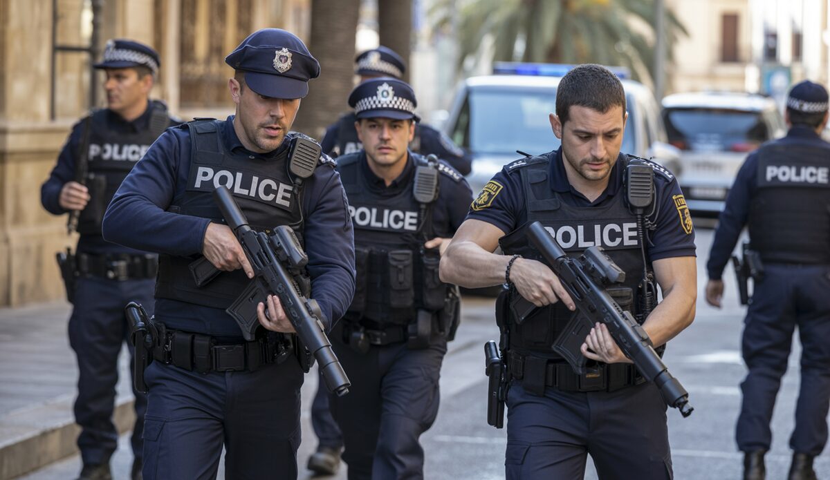 Polizeieinsatz auf Mallorca im Rahmen eines Waffenhändlernetzwerks