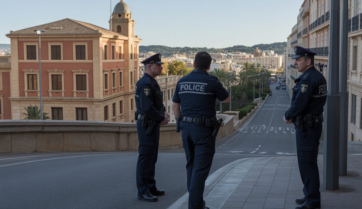 Polizeieinsatz nach Motorradunfall in Palma de Mallorca